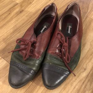 Vintage Womens Oxfords Ellemenno Size 7.5